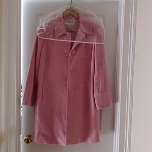 Womans coat. Size 12.pink Charles Klein